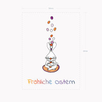 Der Sticker Fröhliche Ostern