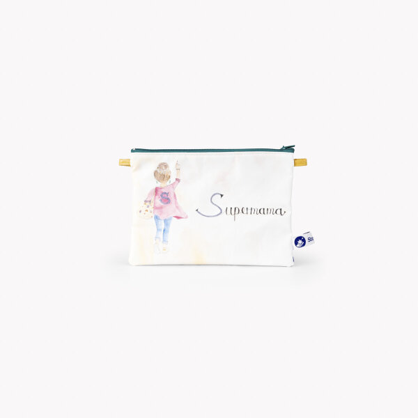 Krims-Krams Tasche "Supermama" ohne Taschengurt