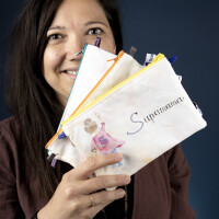 Krims-Krams Tasche "Supermama" ohne Taschengurt