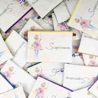 Krims-Krams Tasche "Supermama" ohne Taschengurt