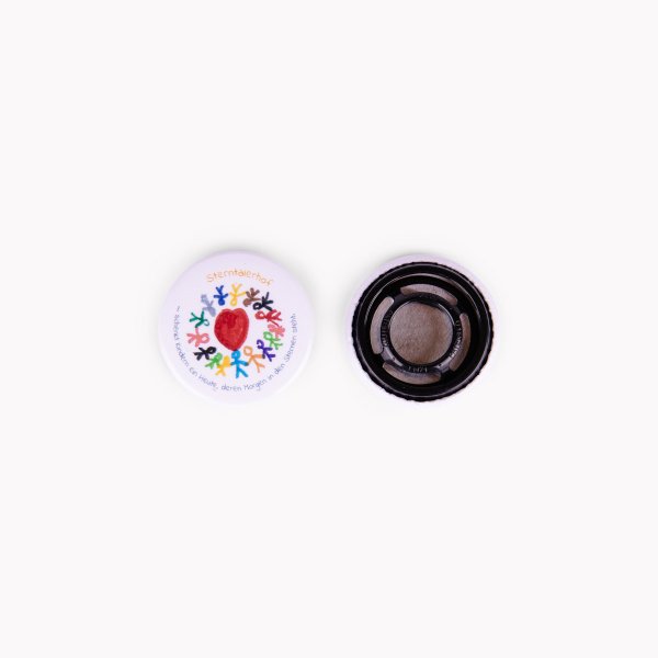 Eduplay Holz-Buttons Blanko – 10 Stück, 5x4 Cm, Mit Klammer Zum Anstecken